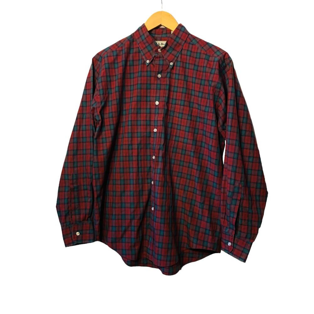 Vintage LL Bean Button Up Shirt Mens shirt size M